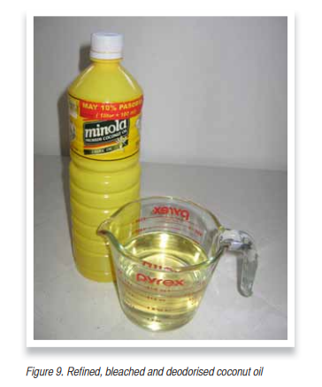 Refined bleached deodorized coconut oil